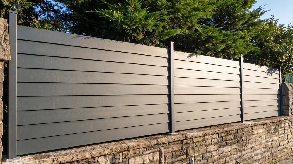 Samples of modern plastic, wooden and aluminum window profiles